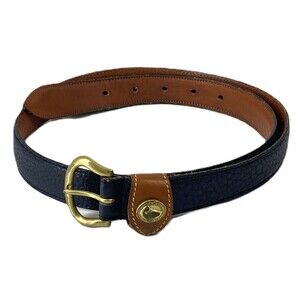 VTG Dooney & Bourke All Weather Leather Belt size - L 34-36 #87005 Made in USA